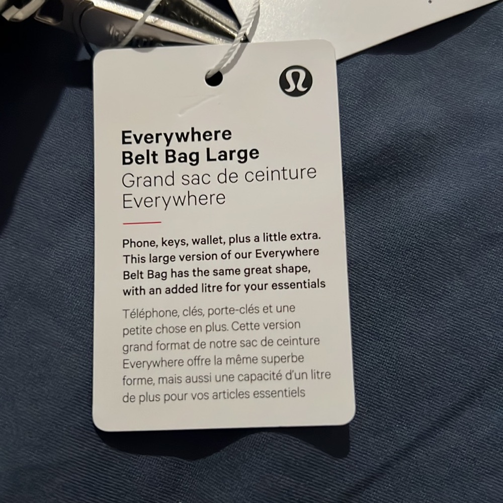 Lululemon Everywhere Belt Bag Large 2L NWT black - Picture 6 of 9